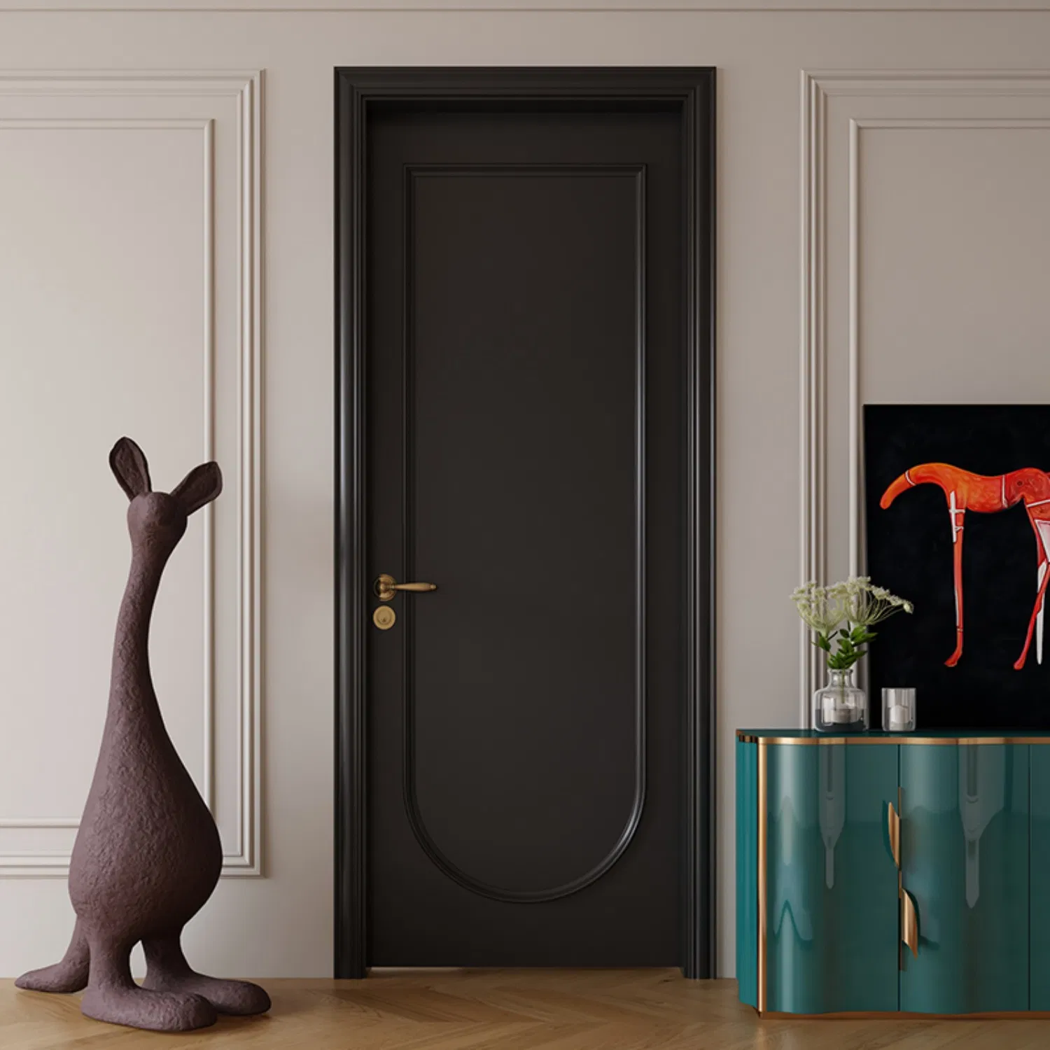 China-Interior-Melamine-Composite-Walnut-Interior-